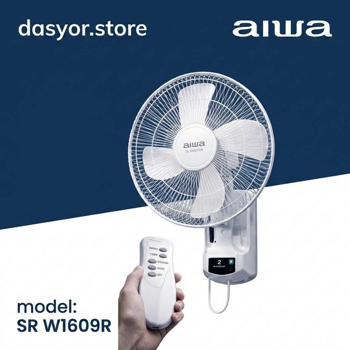 AIWA 1609 Devor Ventilyatori | Настенный вентилятор с пультом