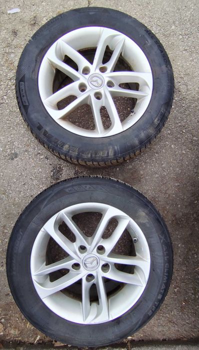4 x Roti 16'' Mazda OEM, cu anvelope All Season