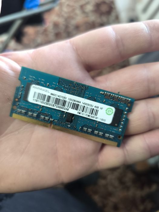 Продам ОЗУ 4гб ddr3 для ноутбука