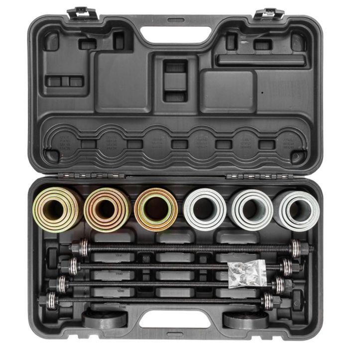 Комплект за набиване и избиване на селенови втулки 26 части ROCKFORCE
