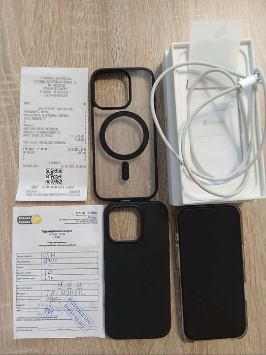 iPhone 16 Pro 128GB + гаранция + подарък