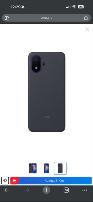 Vând Telefon mobil Dual-Sim TCL K70 SE, 64Gb, 12GB RAM (4GB + 8GB Extensibili), 4G, Indi