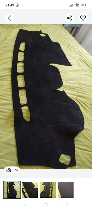 Накидка алькантара на ав.кобальт