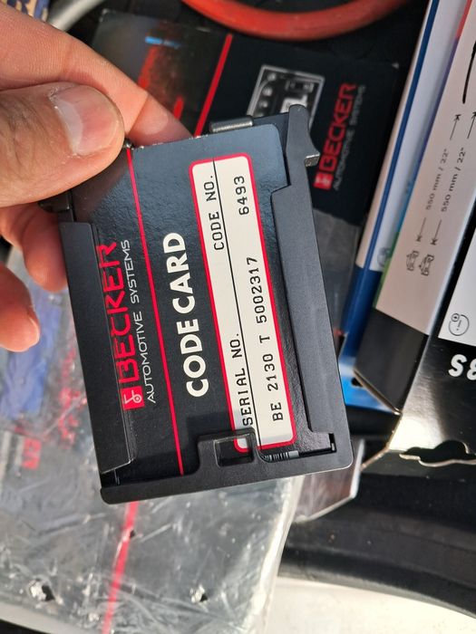 BECKER оригинално радио касетка за W201 W124 W126 W123 пълен комплект