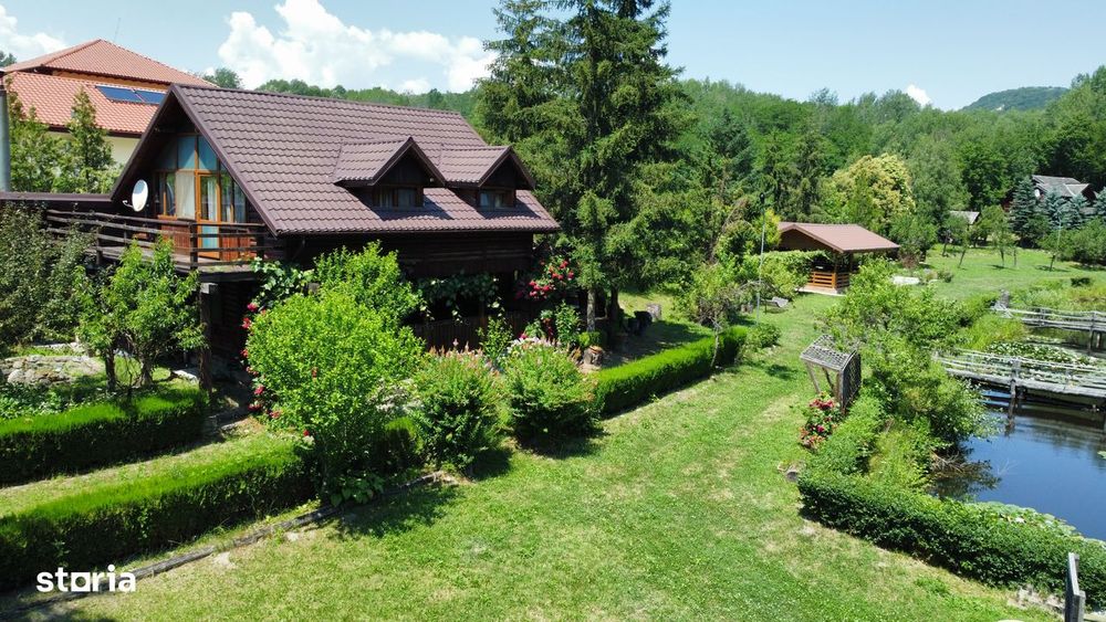 Domeniu De 2.1 Ha |Cabane, Lac Si Padure| Pentru Turism Si Retreaturi