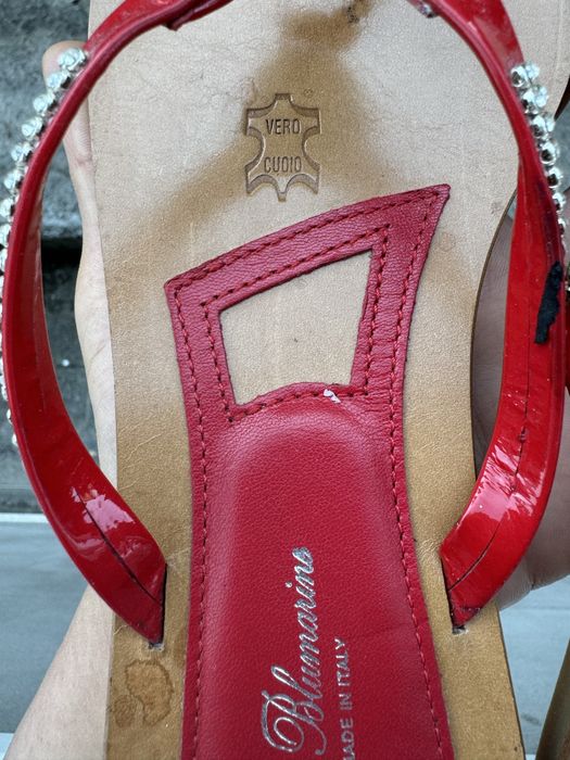 Оригинални чехли с камъчета Blumarine