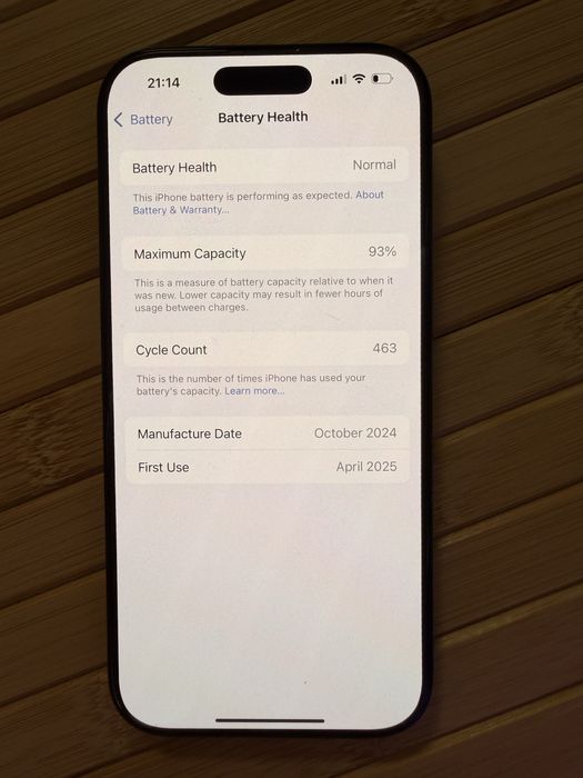 Iphone 16 Pro 256GB with warranty