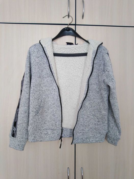 Reebok детски суитшърт, сив