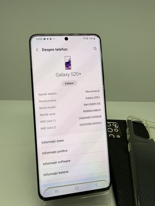 Samsung Galaxy S20+ Plus 128GB Black