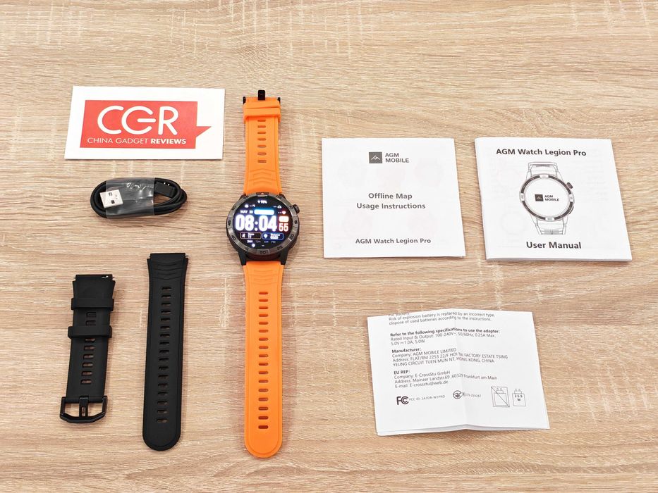 AGM Watch Legion Pro – smartwatch robust cu GPS pentru exterior