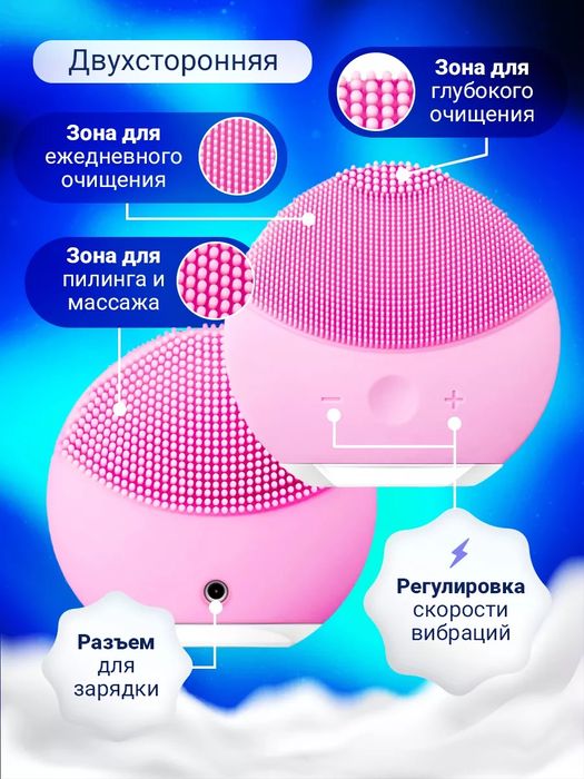 щетка для лица электрическая массажная