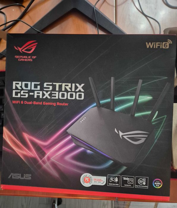 ASUS ROG Strix GS-AX3000 — игровой Wi-Fi 6 роутер