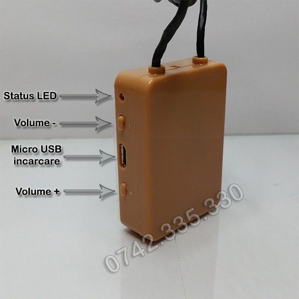 Cutiuta GSM cu Casca Copiat Microvibratii/ Sisteme de Copiat