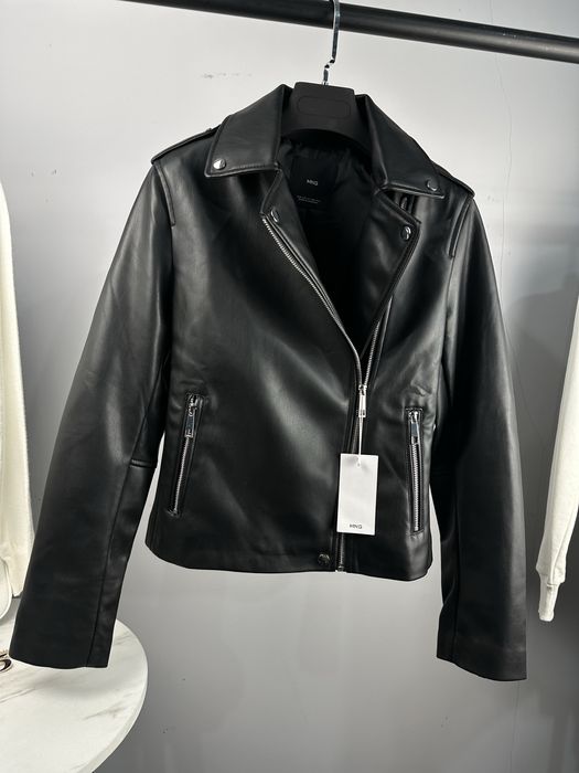 MANGO дамско кожено яке