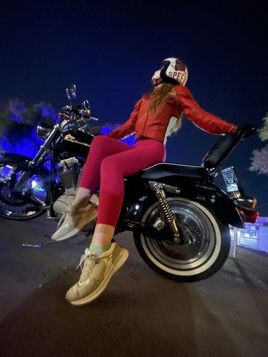 Фотоссесия с мотоциклом