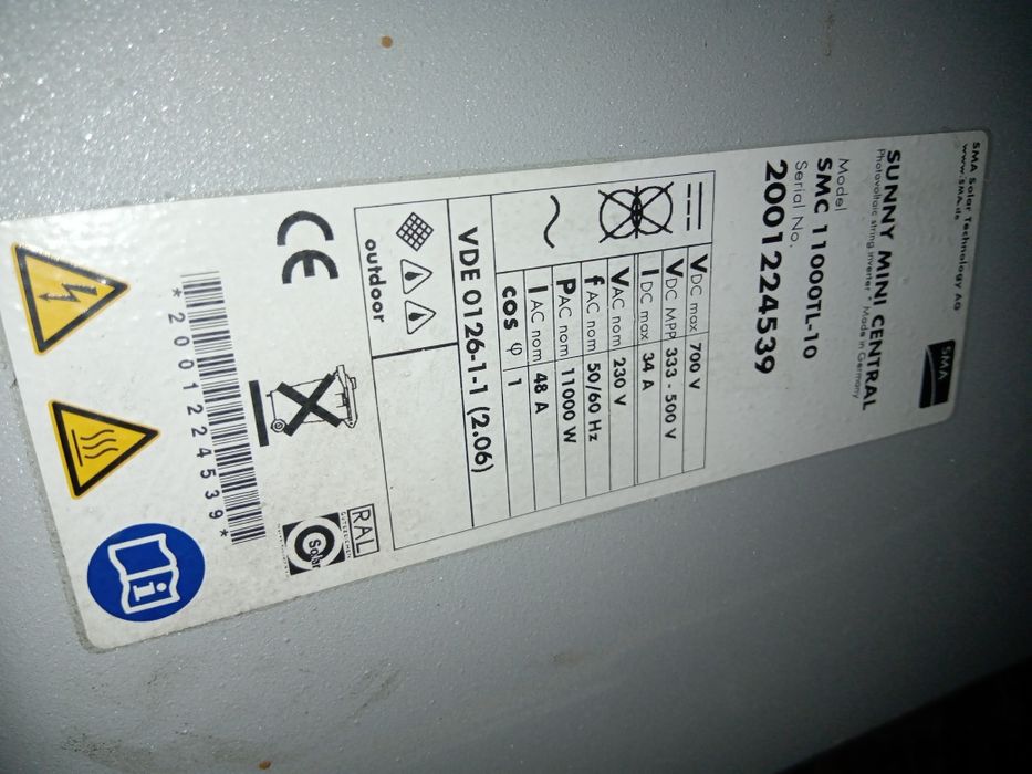 Invertoare  SMA 9kw,10kw,11kw