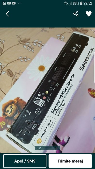 Vând decodor cablu compatibil digi