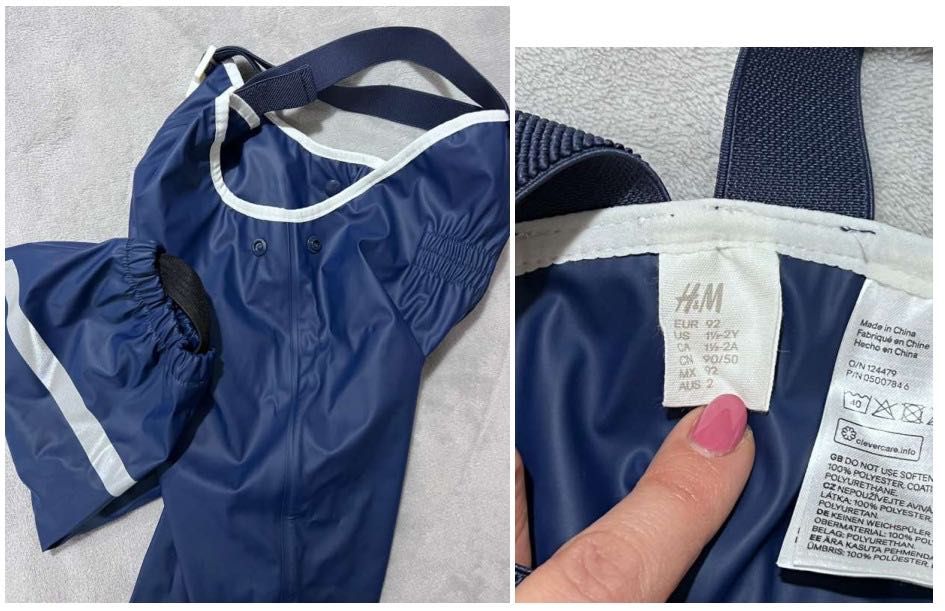 Pantaloni ploaie copii 1,5-2 ani