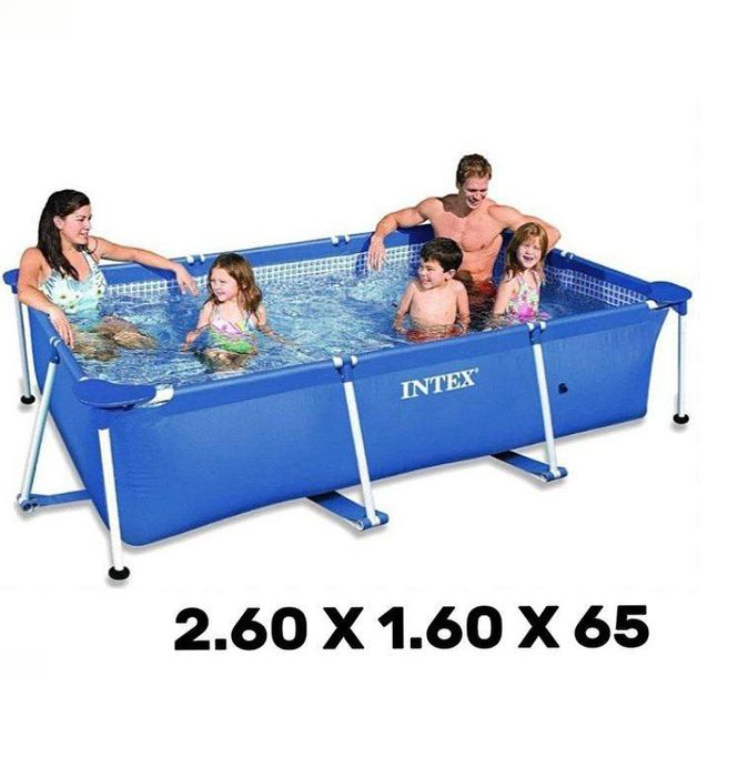 Бассейн каркасный Intex Metal Frame голубой, 305х76 см, объем 4485 л.