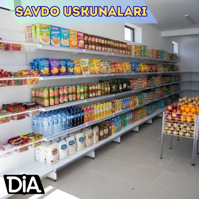 Стеллаж металлический торговый, polkalar savdo tokcha