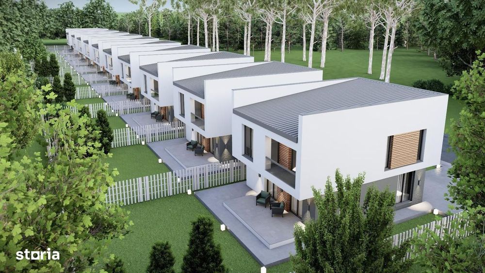 Vila individuala P+1E ~ 4 camere 3 bai ~ 355mp teren