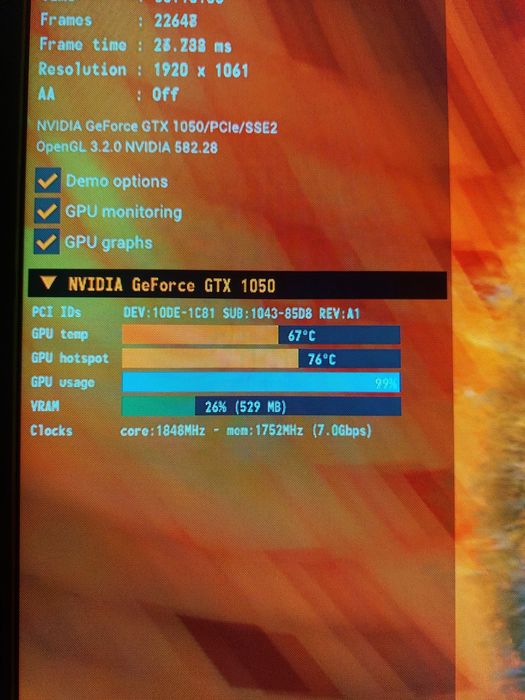 Видеокарта Geforce GTX 1050 Asus ROG Strix4-2gb