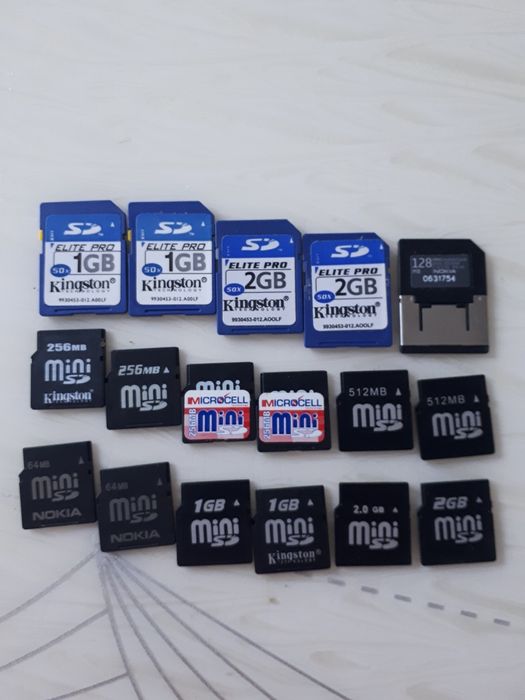 Карта памяти 1 gb, 2gb