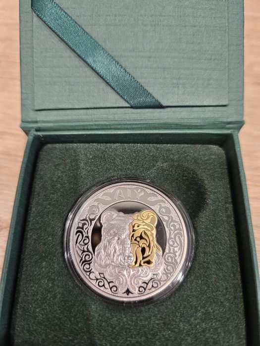 Монета Медведь 2024 года