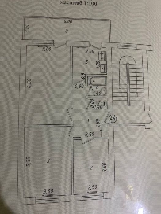 2-ЭТАЖ, 3 ХОНА, 70 Квадрат, Кирпичный Дом.