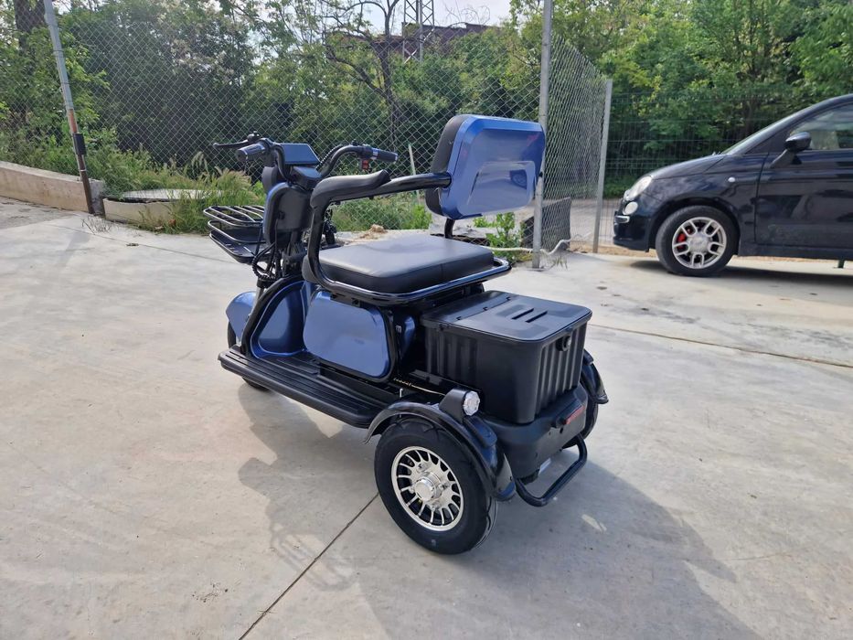 Scuter electric 3 roti adulti / batrani! 1000W FARA PERMIS! NOU -30%