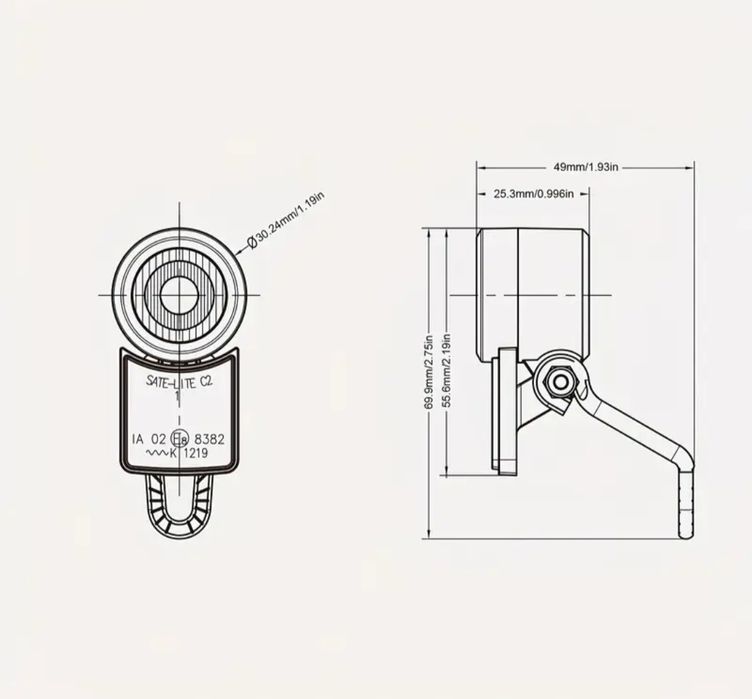универсален ключ и фар за ел. велосипеди