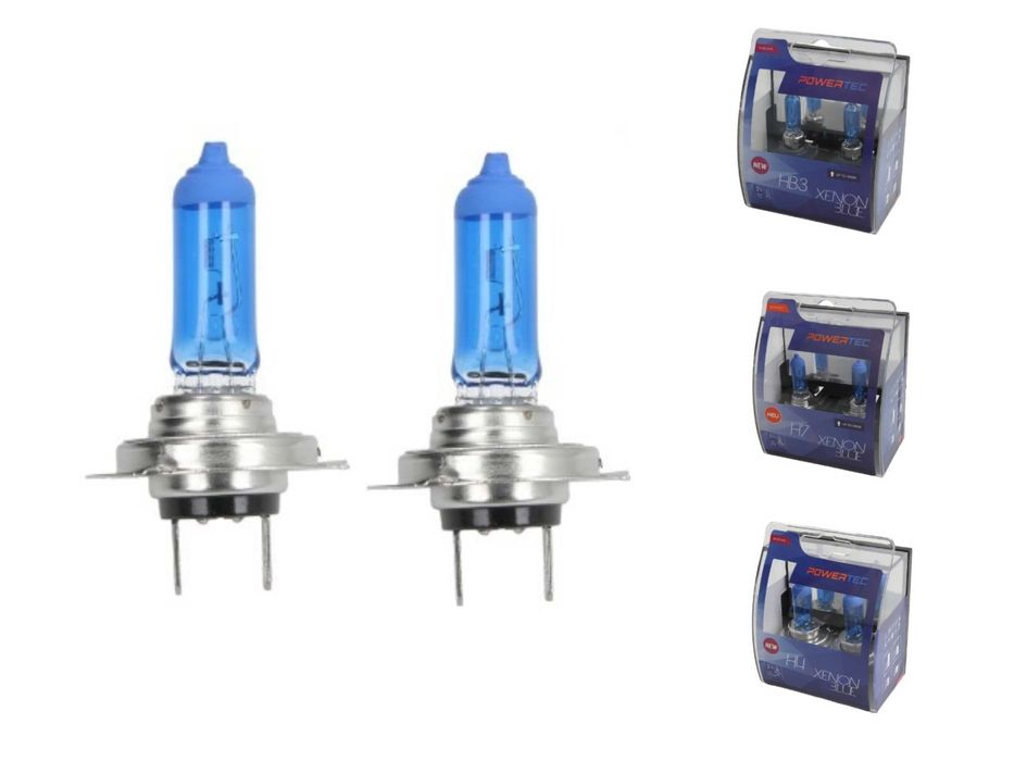 M-TECH Powertec крушки с ксенонов ефект H1 H3 H4 H7 H8 H11 HB3 HB4