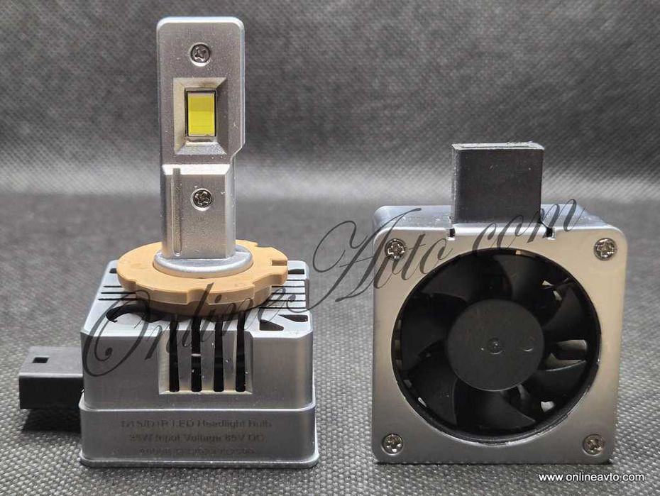 D1S Крушки LED 70W 9000Lm+300% Plug&Play 6000k Canbus Д1С Бели Лед 85V