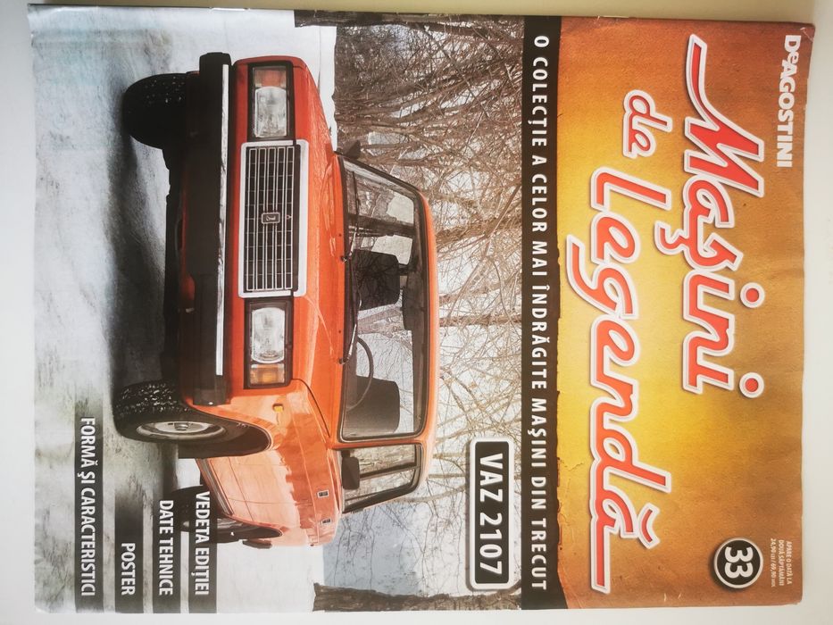 Revista Masini de legenda LADA Samara, VAZ 2107 TV 35 Wartburg Tourist