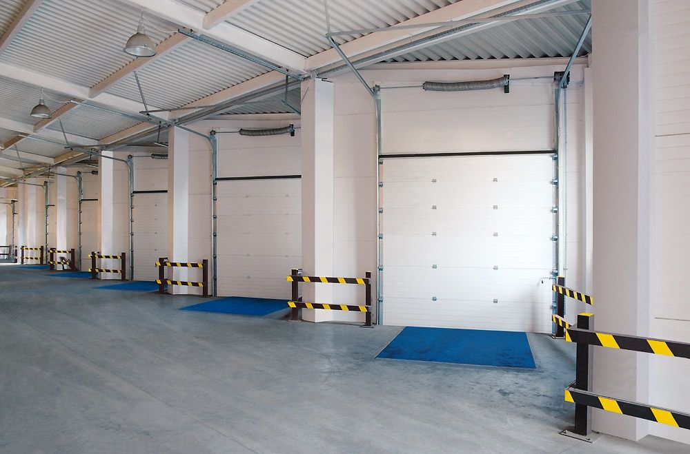 Промышленные секционные ворота, гаражные ворота, шлагбаумы, рольворота