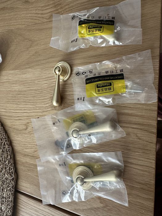 Set Maner auriu metal