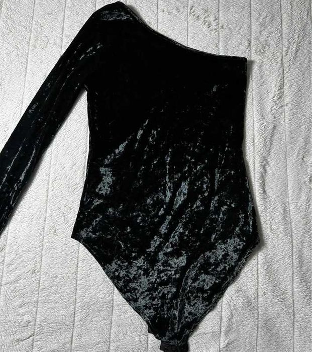 Body negru mătăsos Zara