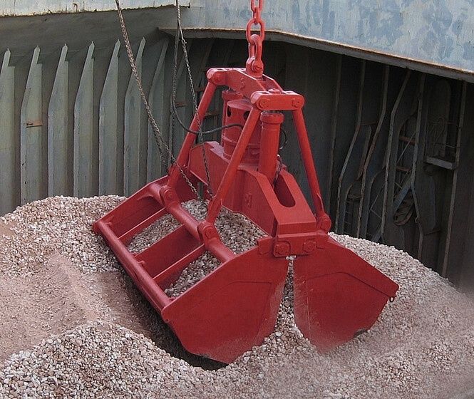 Грейферний ковш электрогидровлический