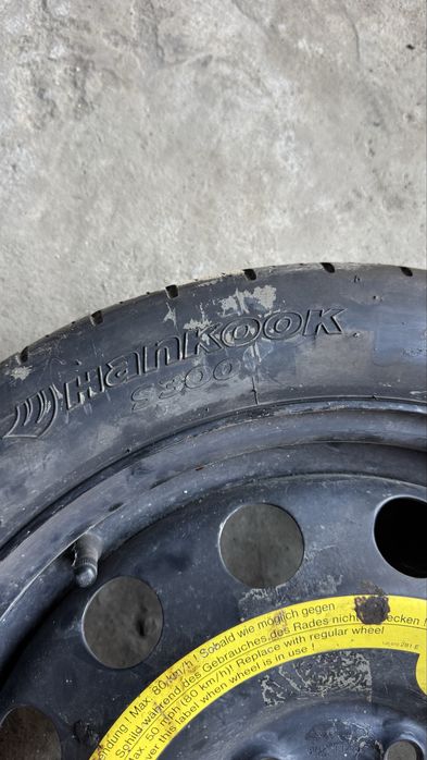 Резервна гума/патерица 16ка 5x112 VW, Seat, Skoda, Audi