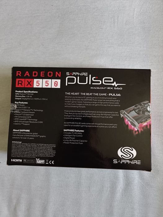 Sapphire RX550 2gb
