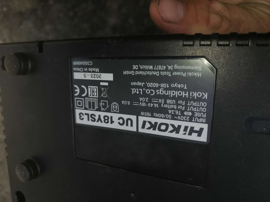 Incarcator Hikoki Multivolt 36V/8ah import Suedia