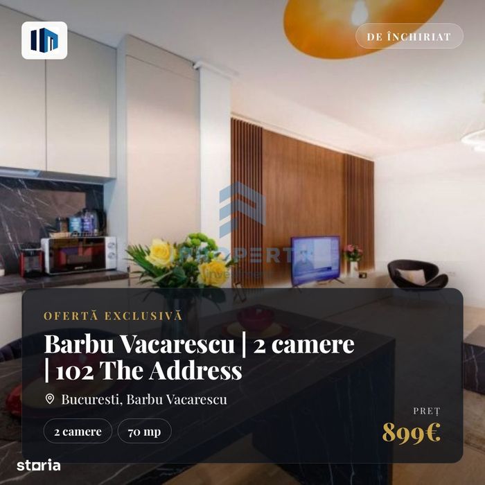 Barbu Vacarescu | 2 camere | 102 The Address
