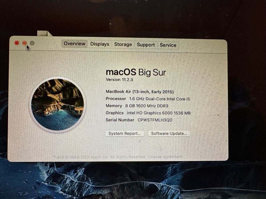 MacBook AIR i5, 128 GB