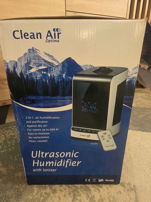 Clean Air Optima Umidificator si ionizare