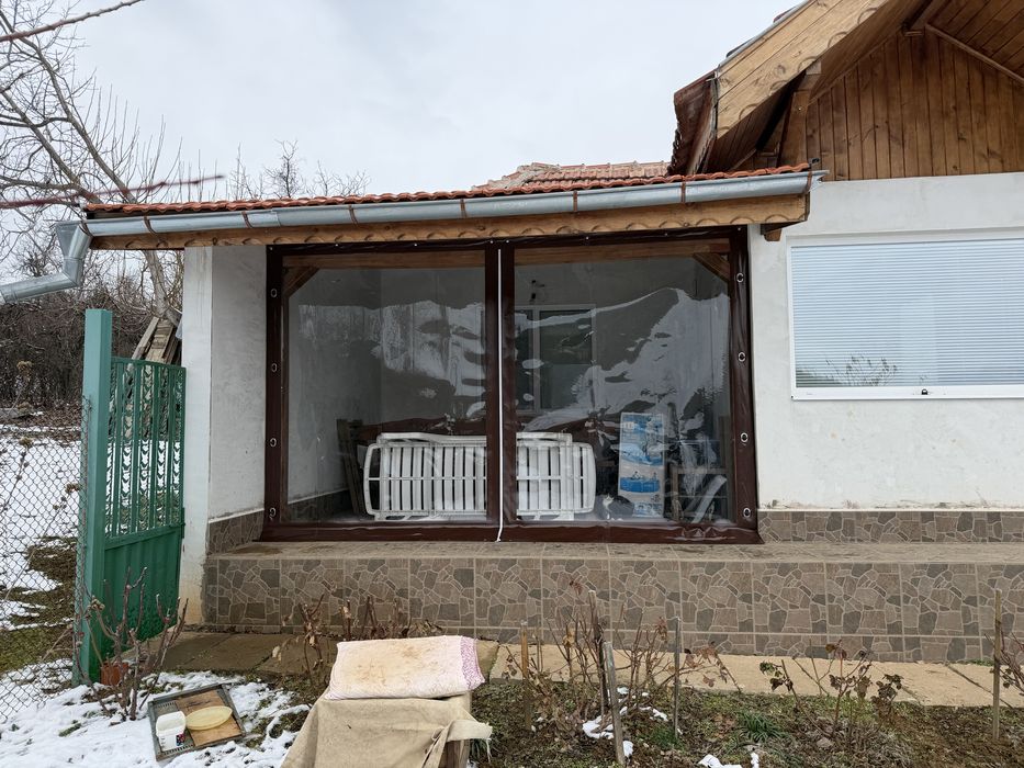 Ветроупорни завеси,тенти покривала сенници винил кристал ветробрани