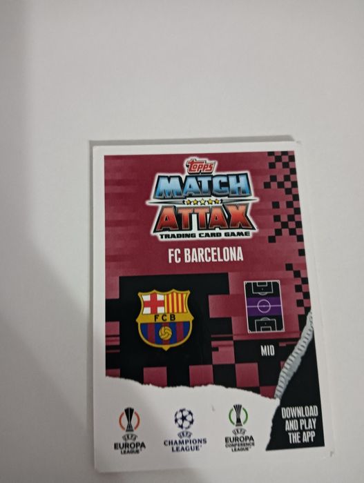 Cartonaș Andres Iniesta Match Attax