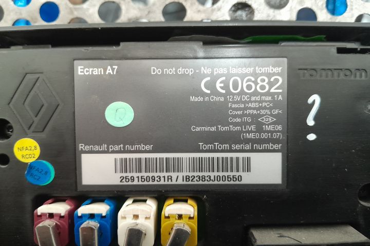 Display bord 1ME000107 1ME000107 Renault Megane a 3-a generatie (face