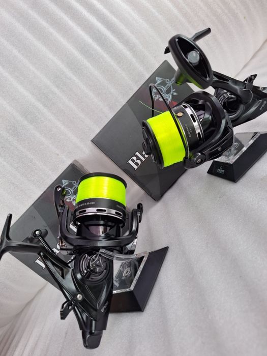 SET 2 Mulinete FL BLACK FORCE 9000 8+1RULMENTI 2024 Echipate