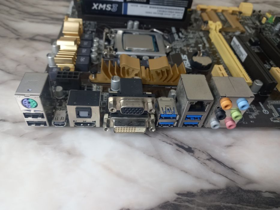 Дъно  ASUS Z87-A + Intel® Core i7-4770 +16gb ddr3