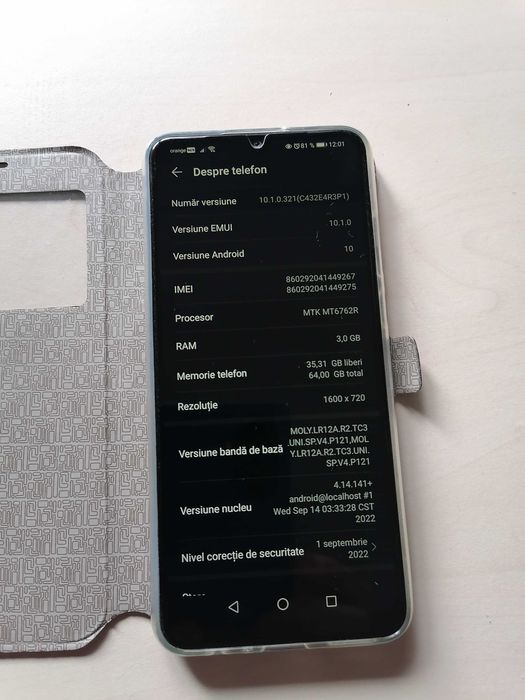 Huawei y6 p  Android 10.1